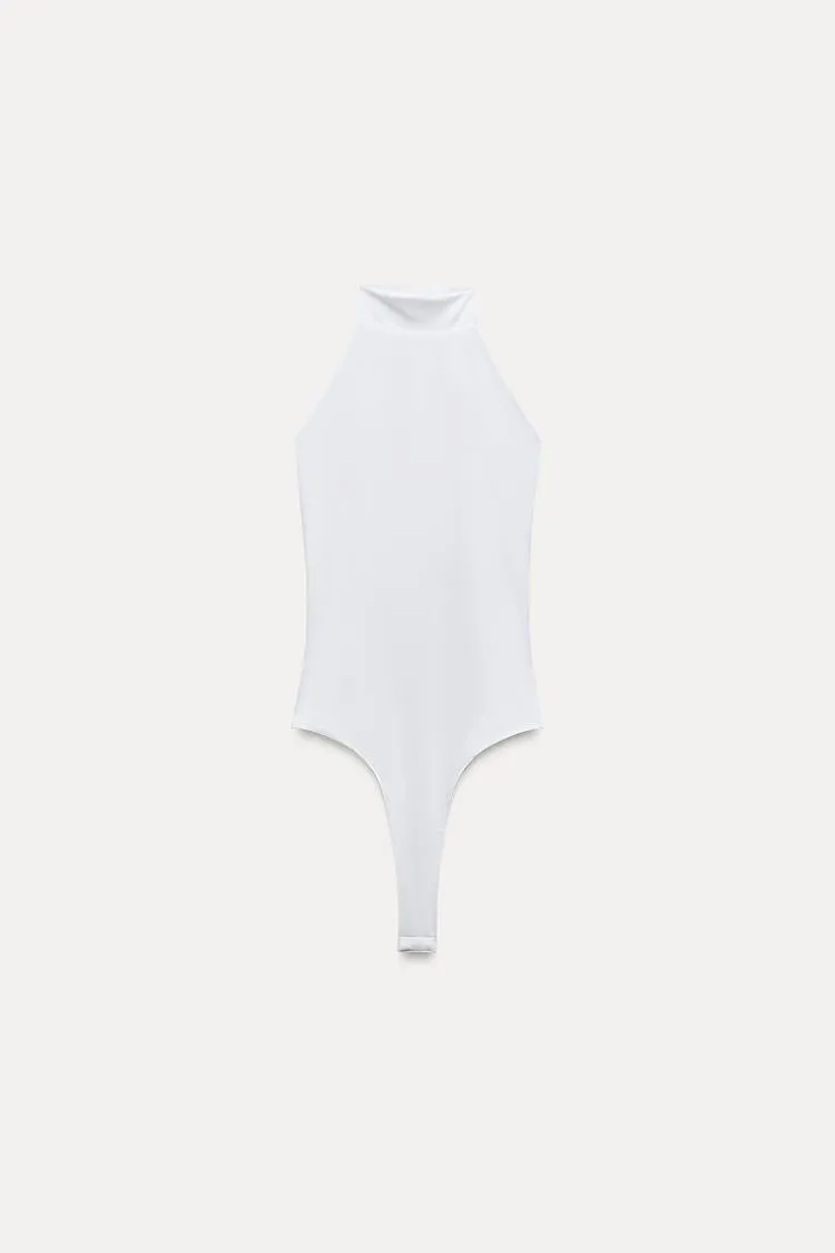 02 Polyamide bodysuit sleeveless top