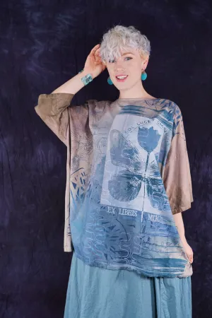 1236HD Line Tee Butterfly Blue 31"L