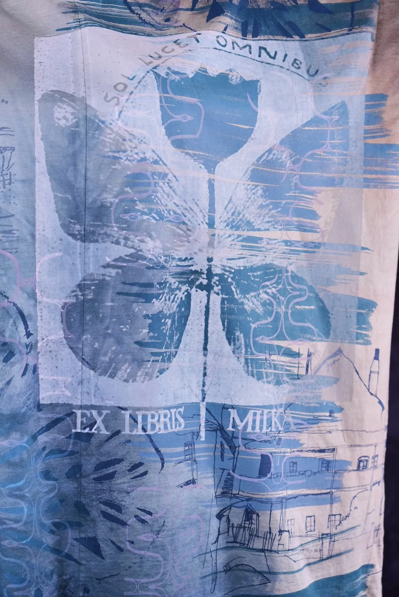 1236HD Line Tee Butterfly Blue 31"L