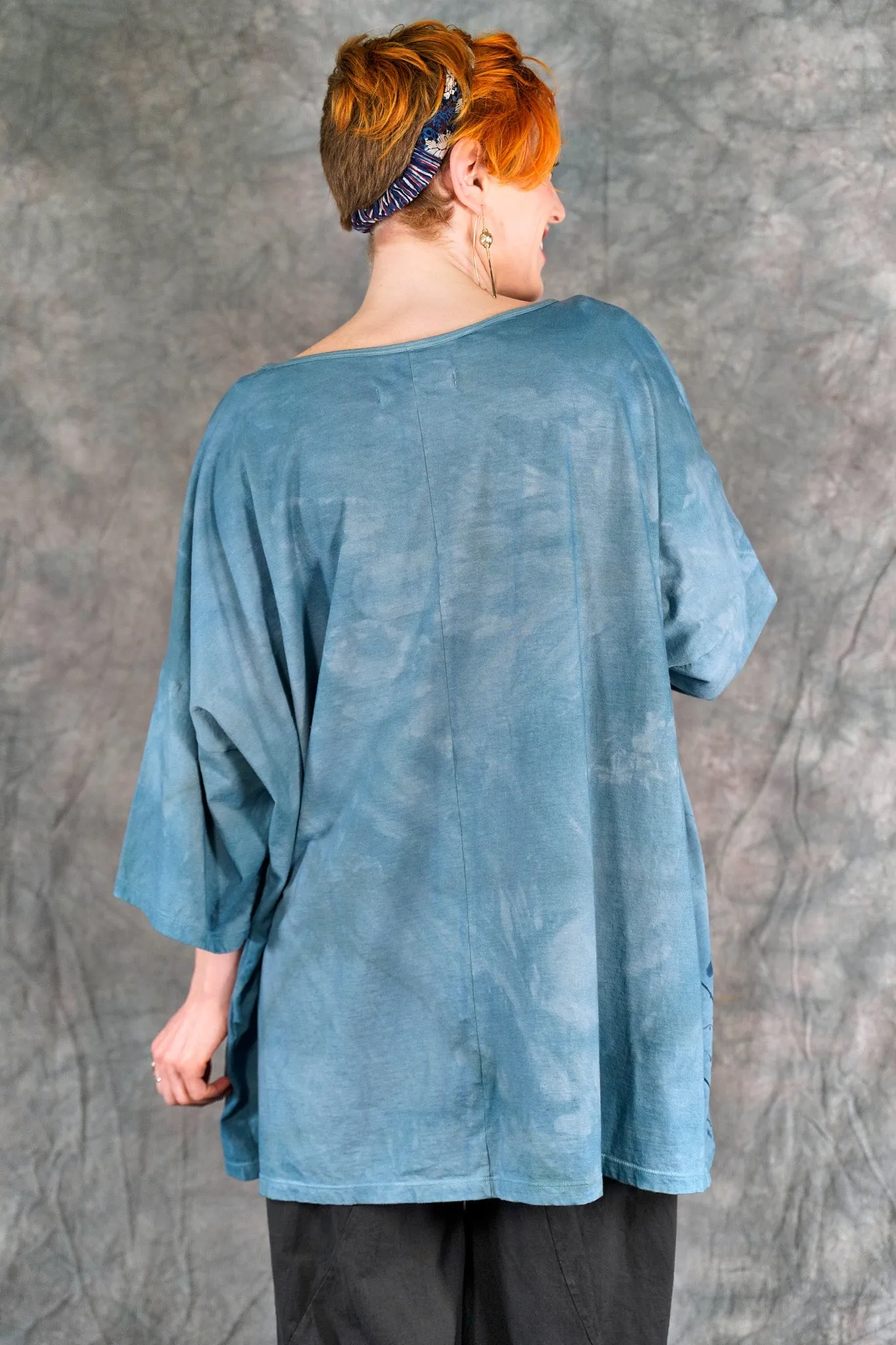 1236HD Line Tee Cyanotype-P  31"L