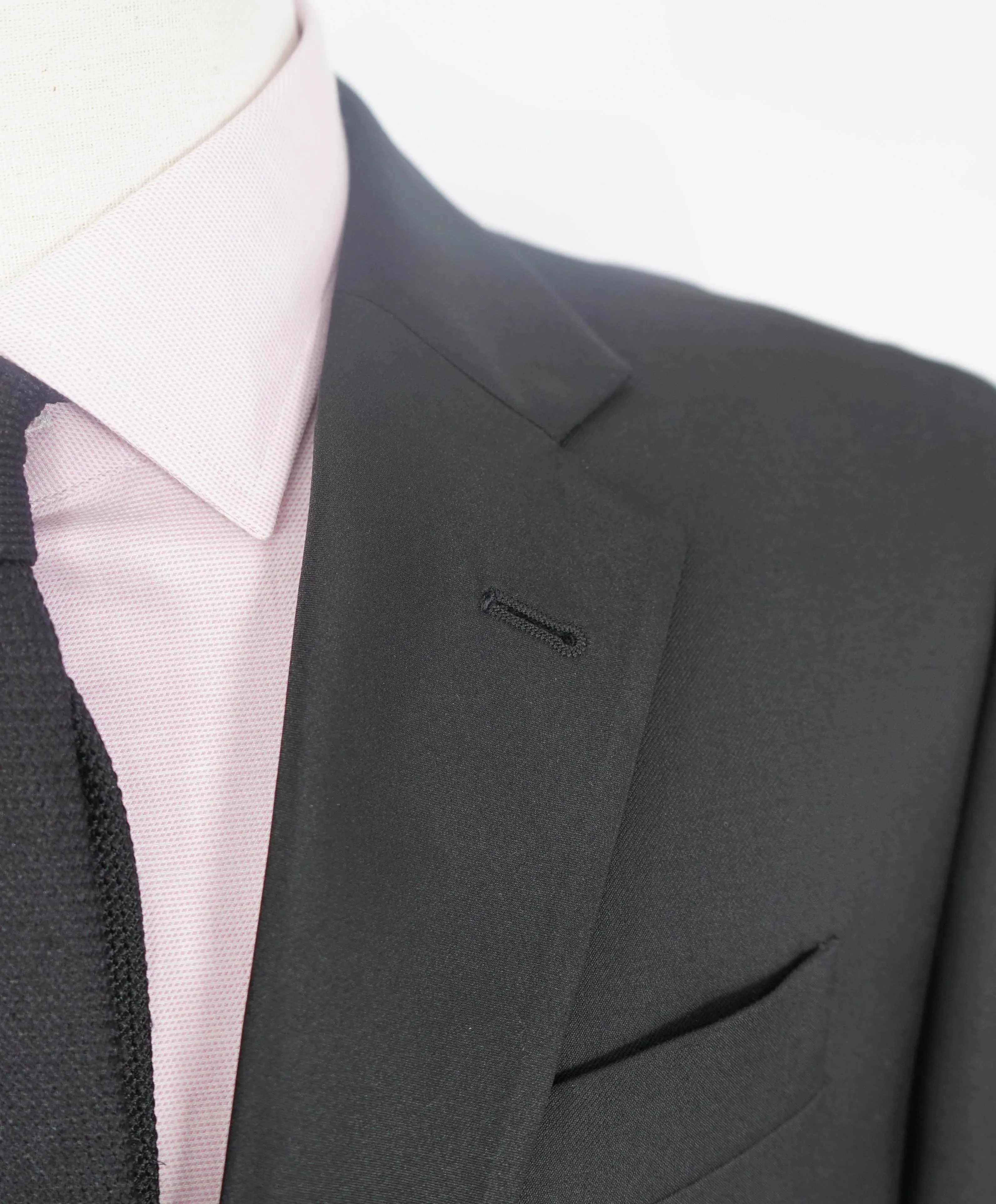 $1,995 EMPORIO ARMANI - “G LINE” Notch Lapel 130's Tuxedo Suit - 38R