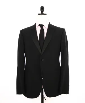 $1,995 EMPORIO ARMANI - “M LINE” Notch Lapel 130's Tuxedo Suit - 42R 34W