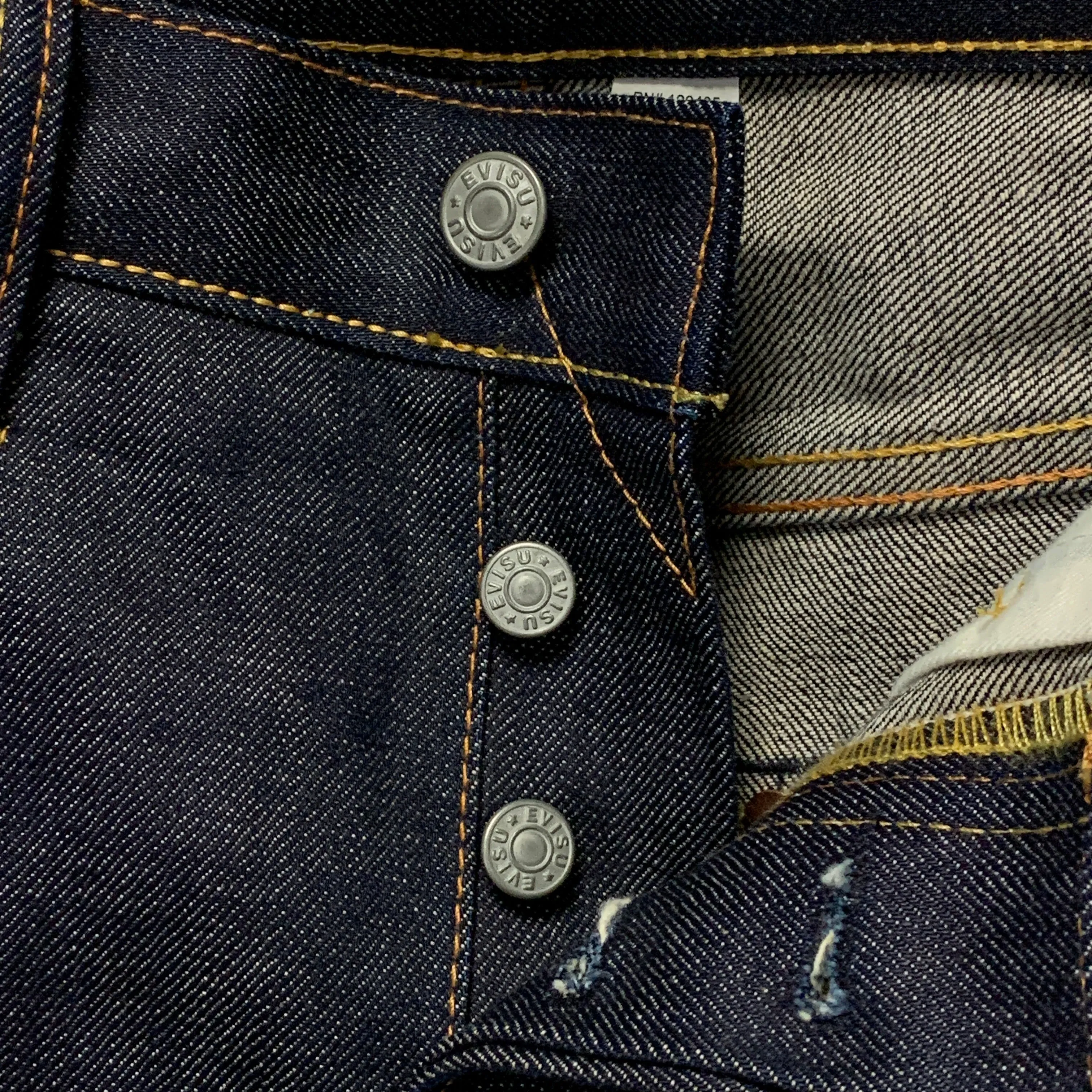 [32] Evisu Nakame Minami Selvedge Raw Denim Jeans