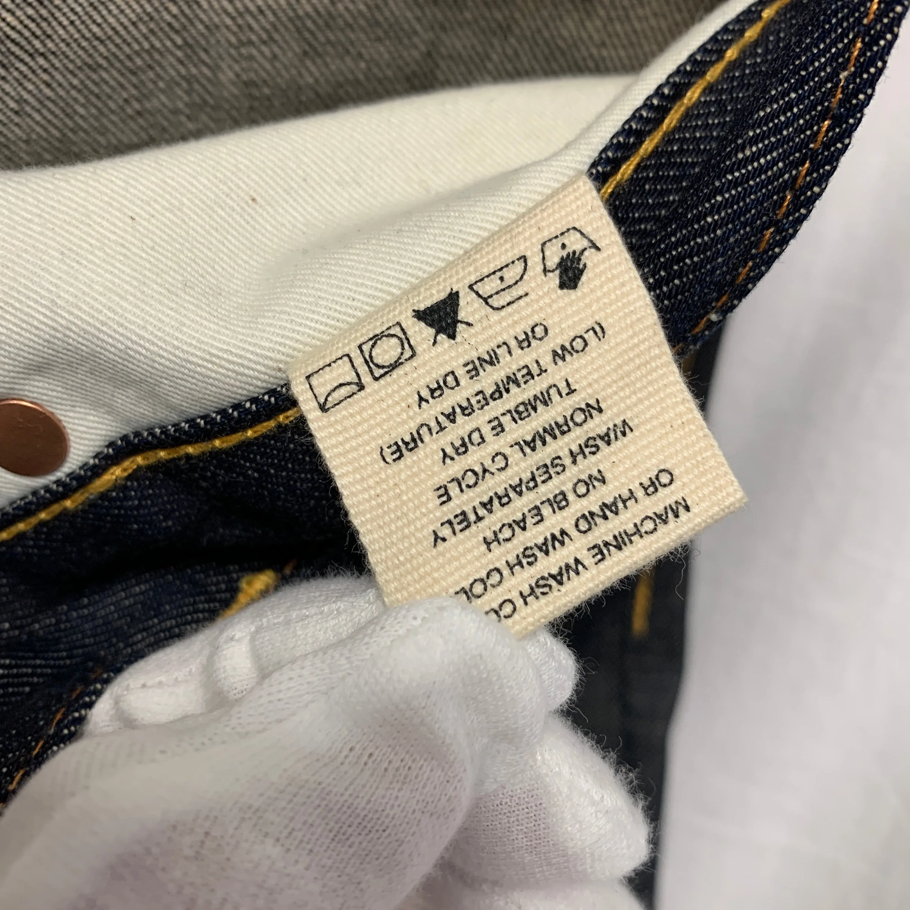 [32] Evisu Nakame Minami Selvedge Raw Denim Jeans