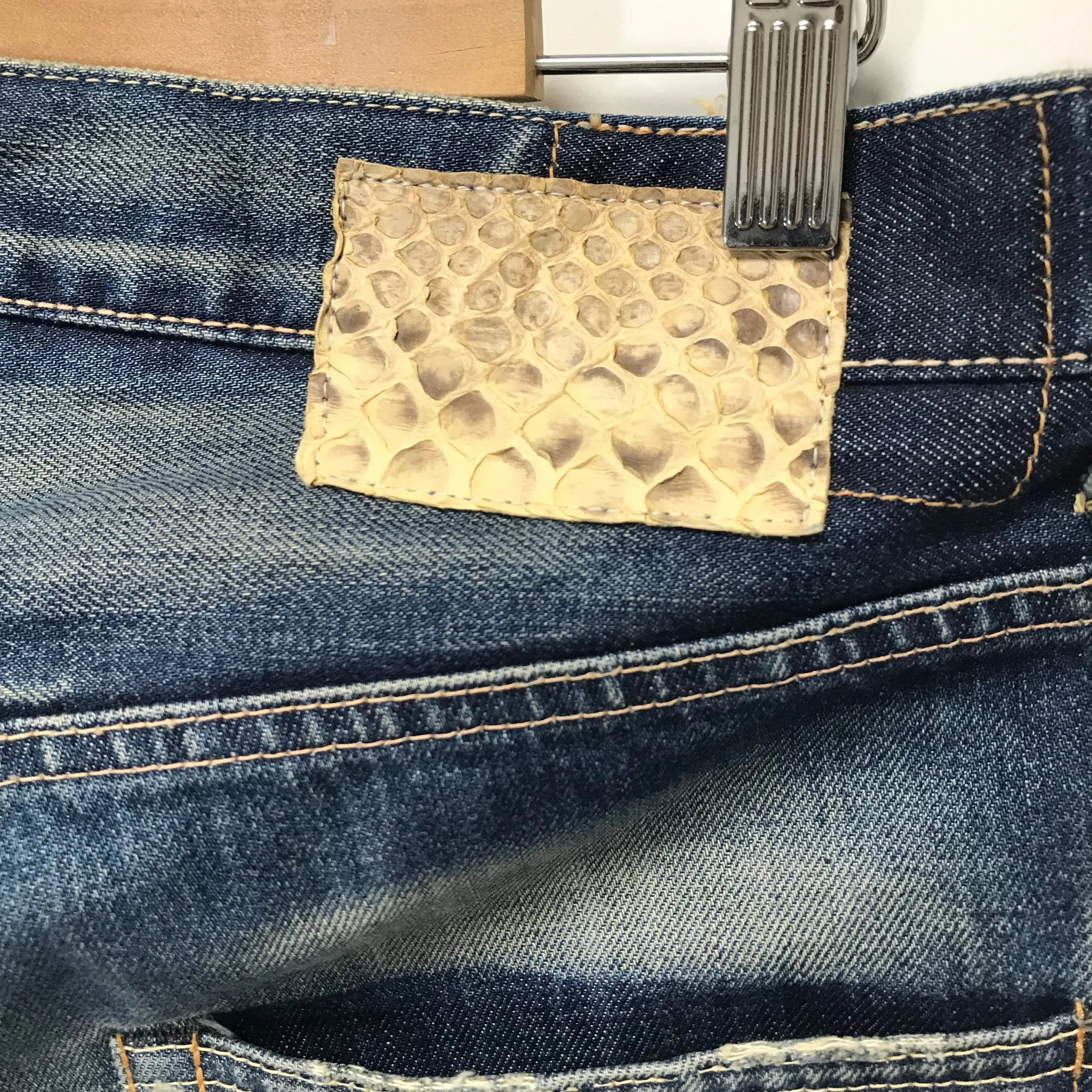 [33] Visvim Fluxus 01 Damage 2 Selvedge Denim Indigo
