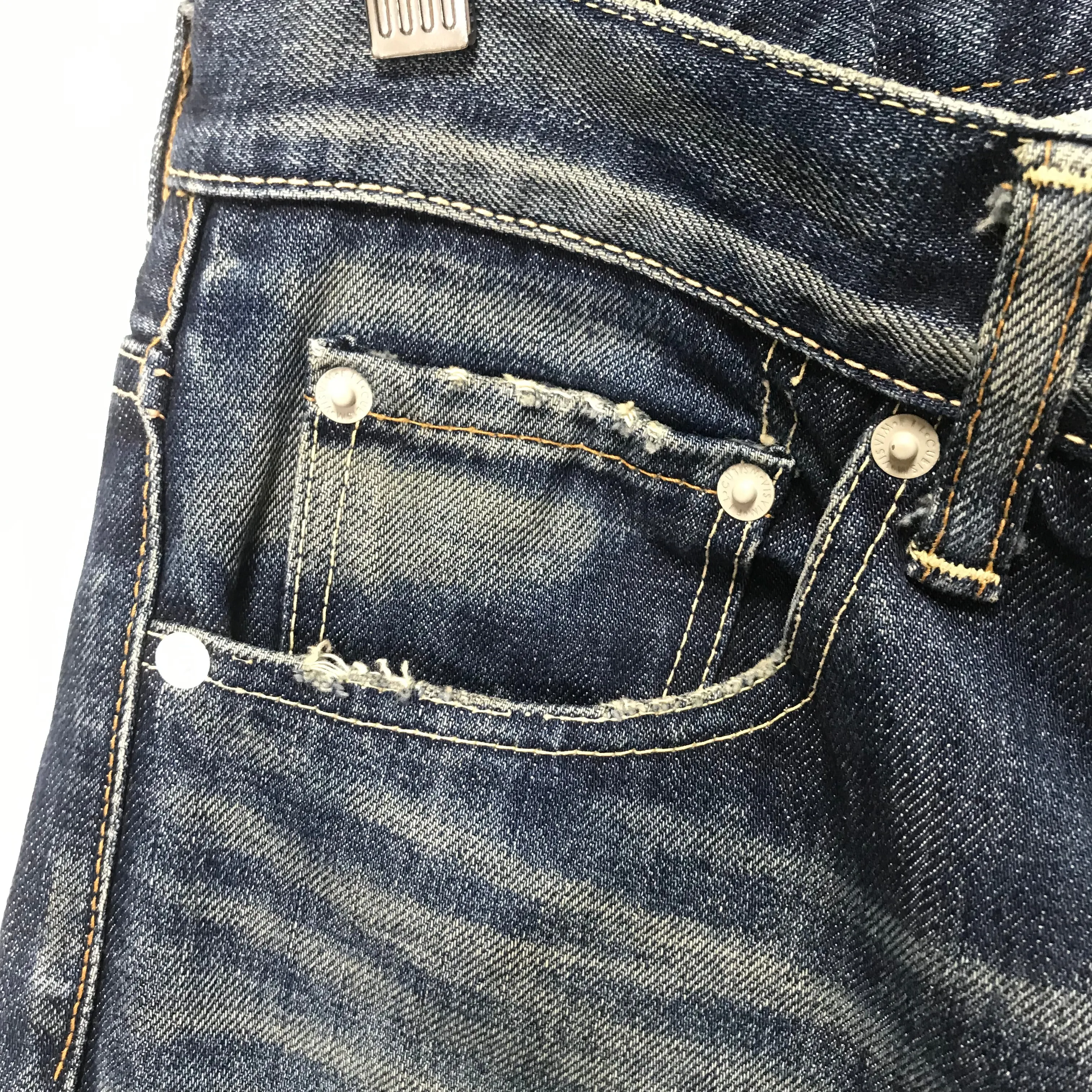 [33] Visvim Fluxus 01 Damage 2 Selvedge Denim Indigo
