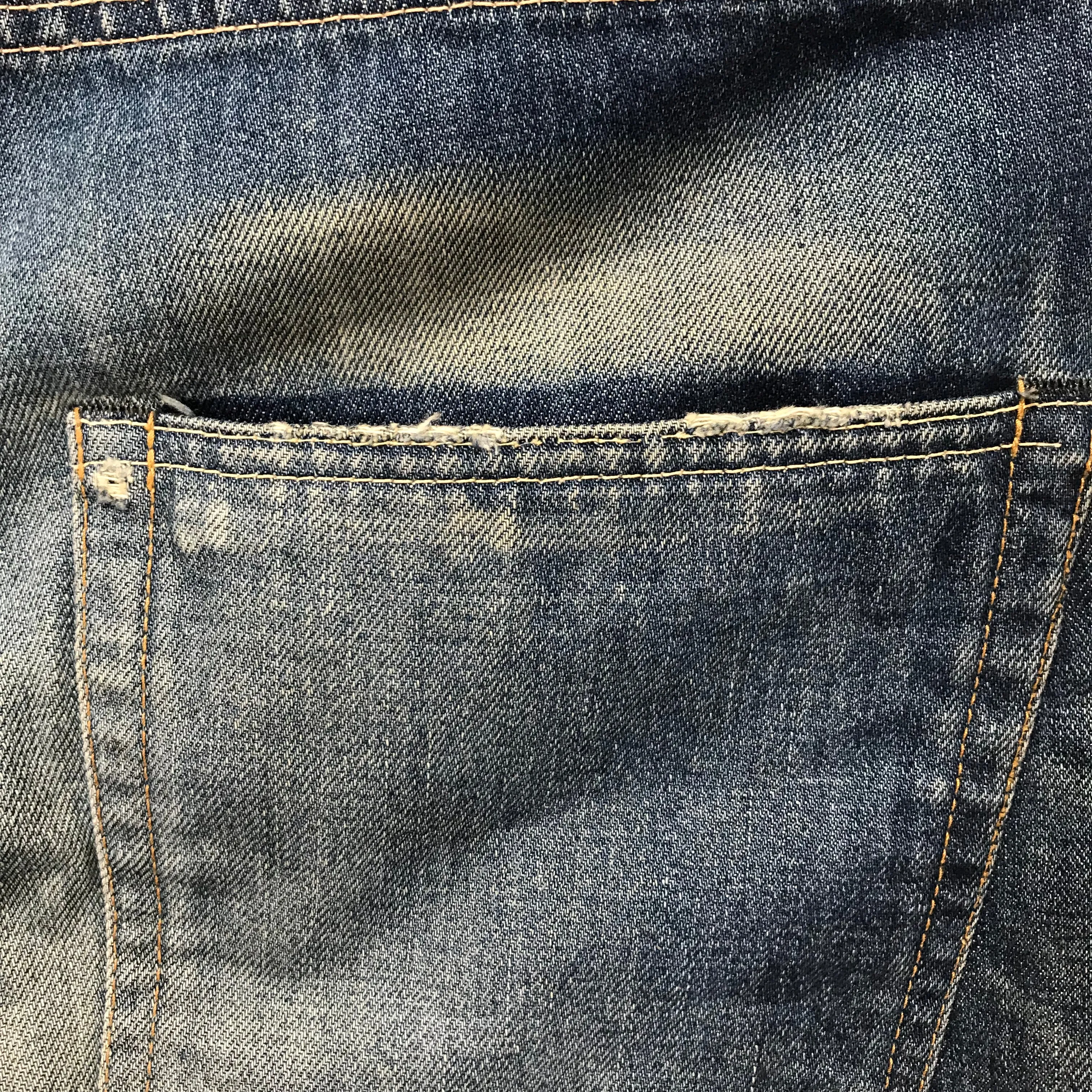 [33] Visvim Fluxus 01 Damage 2 Selvedge Denim Indigo
