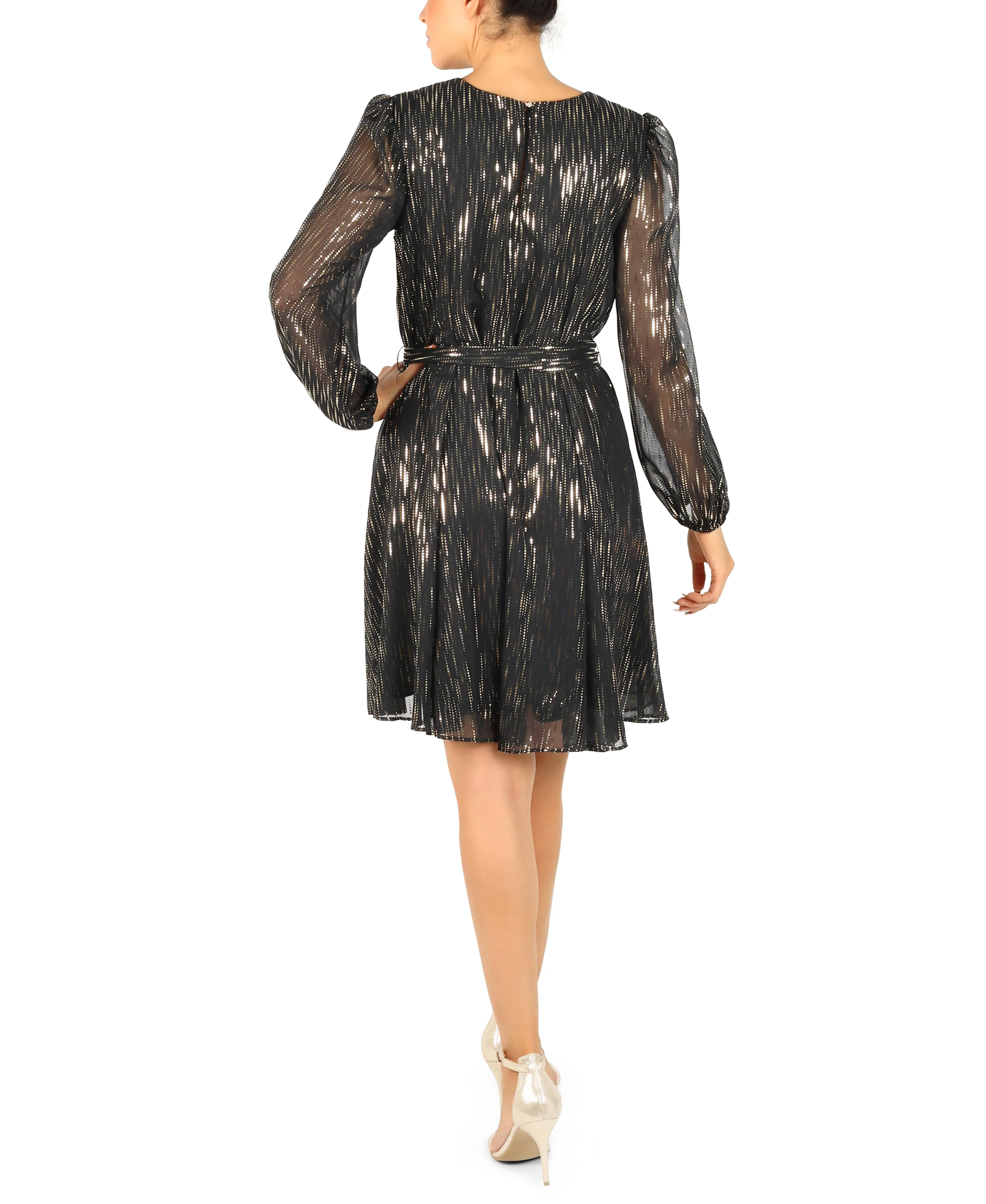 A-line Mini Chiffon Dress