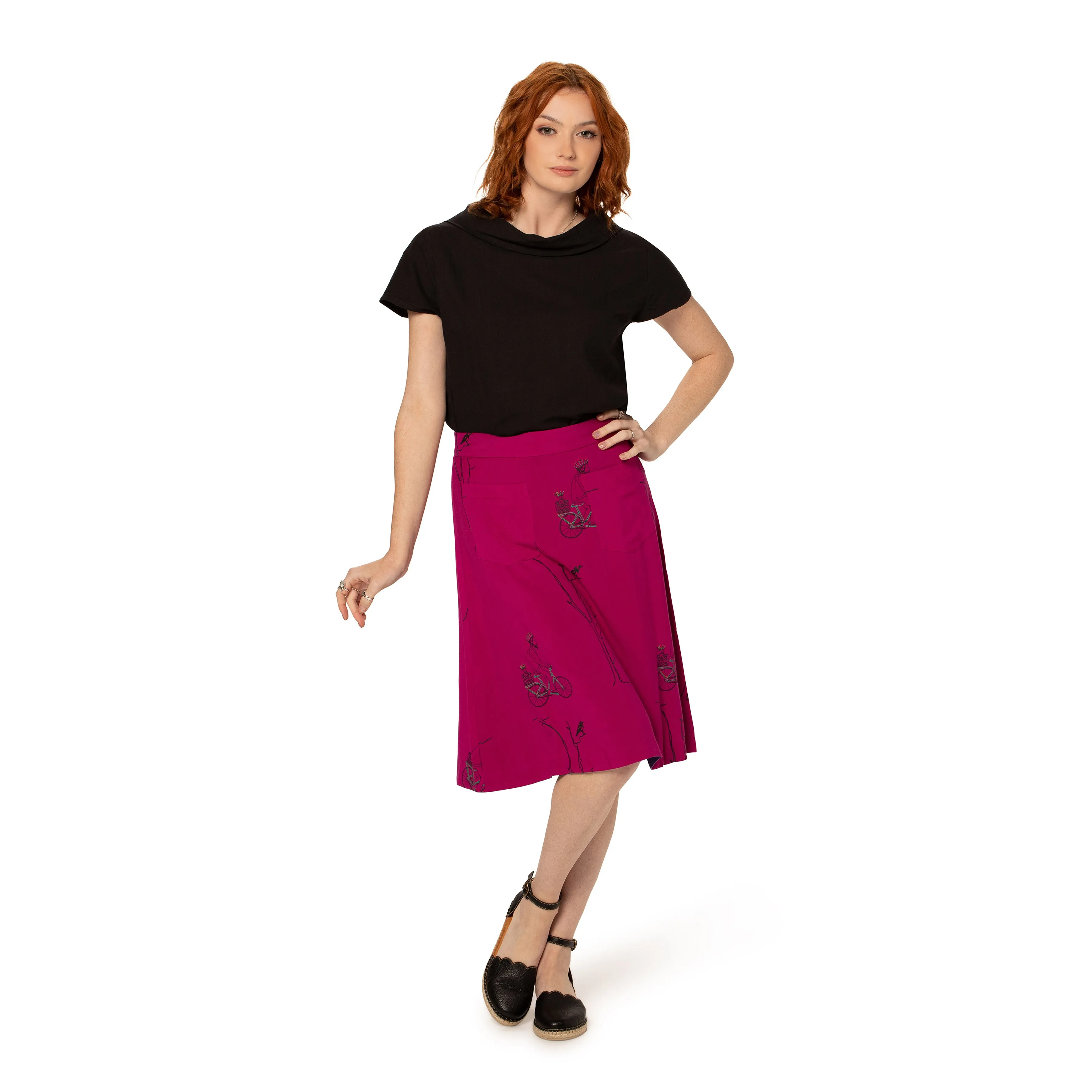 A Line skirt - Knee length