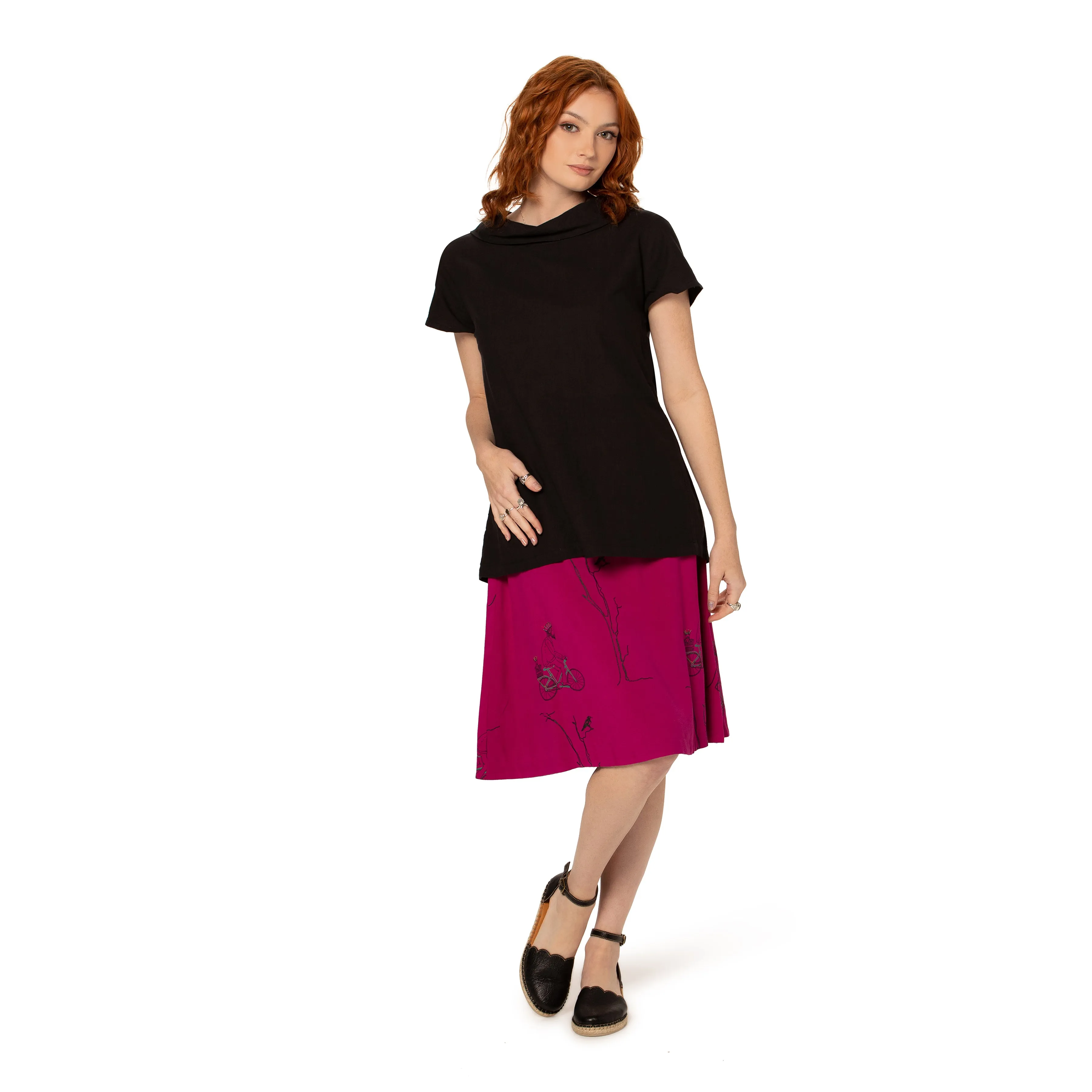 A Line skirt - Knee length