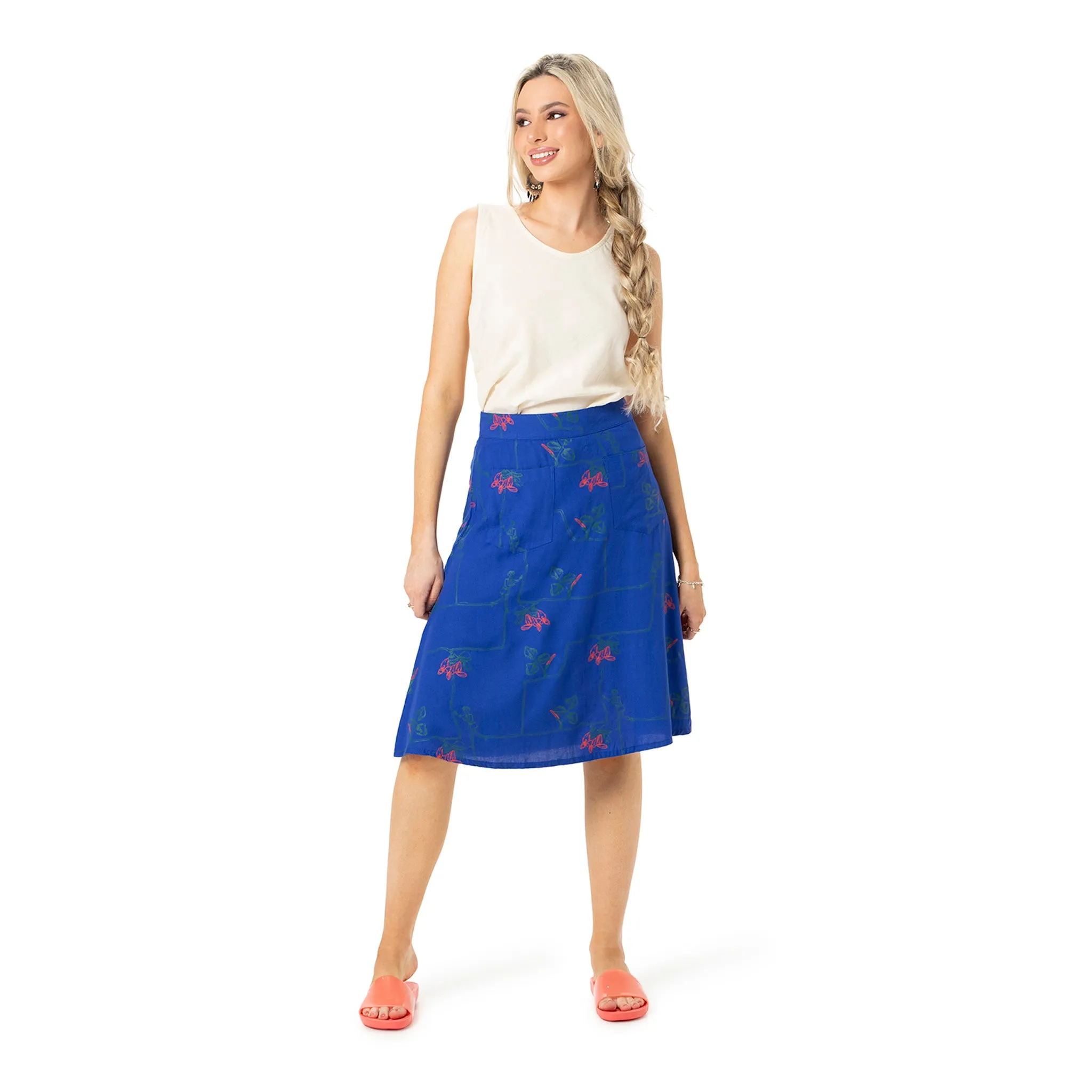 A Line skirt - Knee length