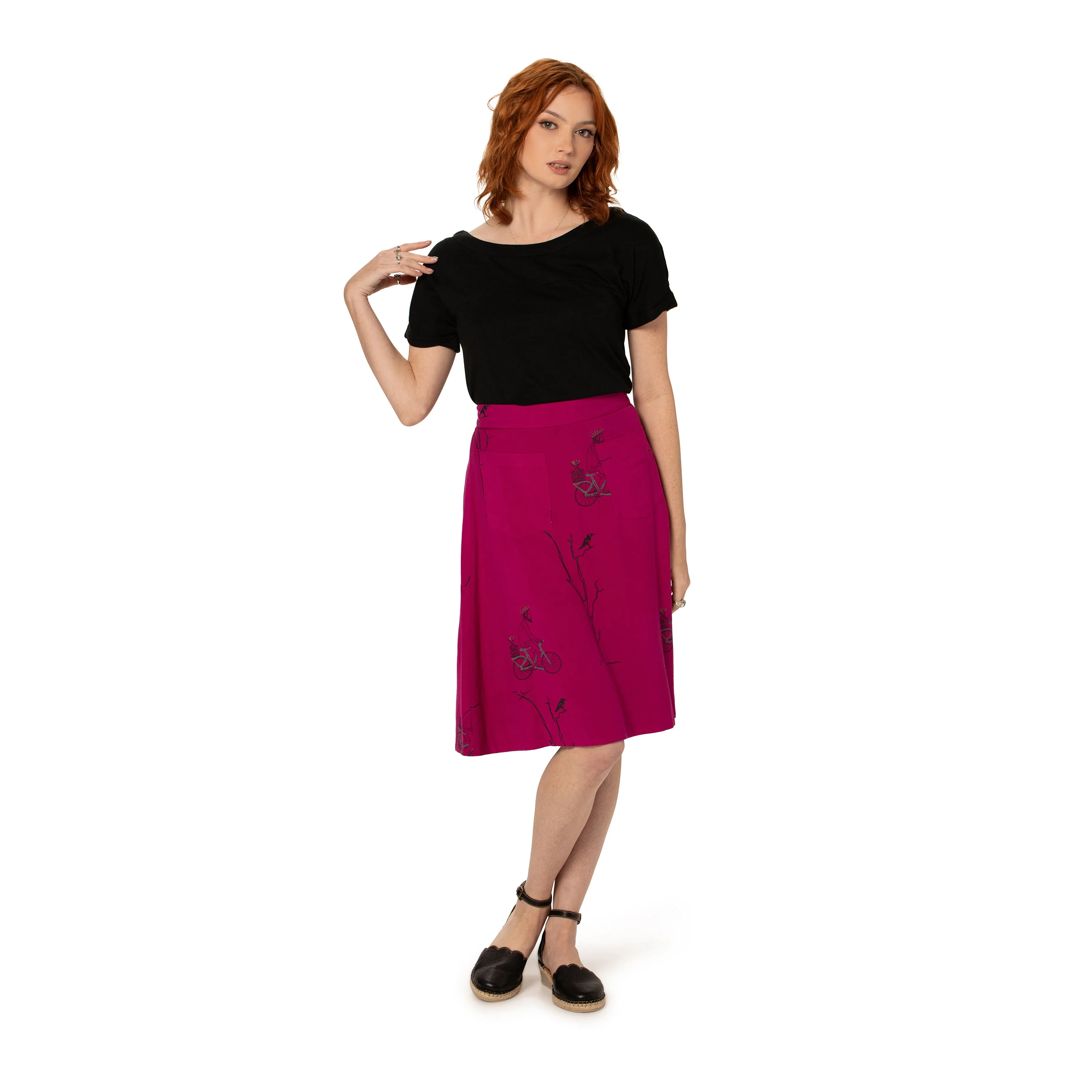 A Line skirt - Knee length