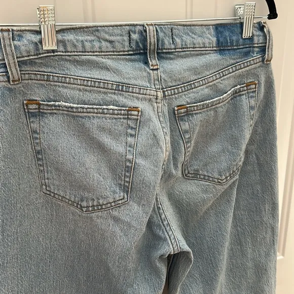 Abercrombie The Baggy Low Rise Denim Jeans pants size 25 0 Regular 32 inseam
