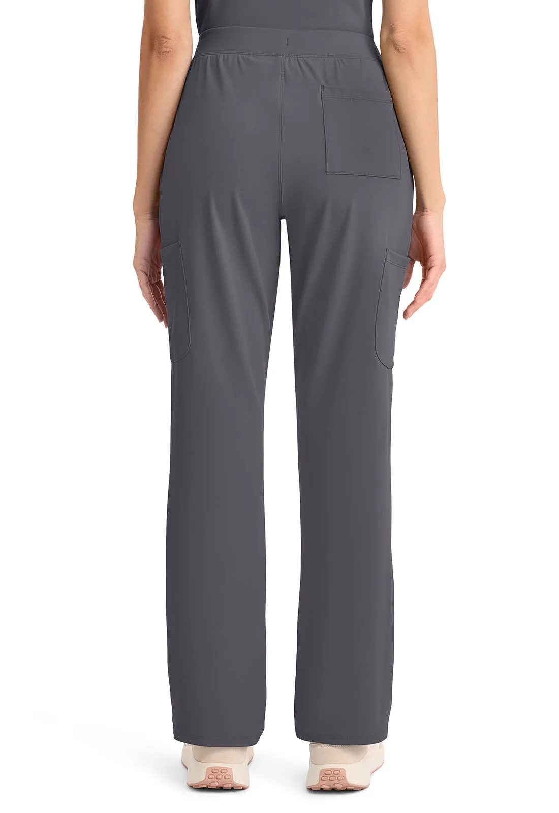Achieve CK096 Women's 5 Pocket Straight Leg Pant Pewter