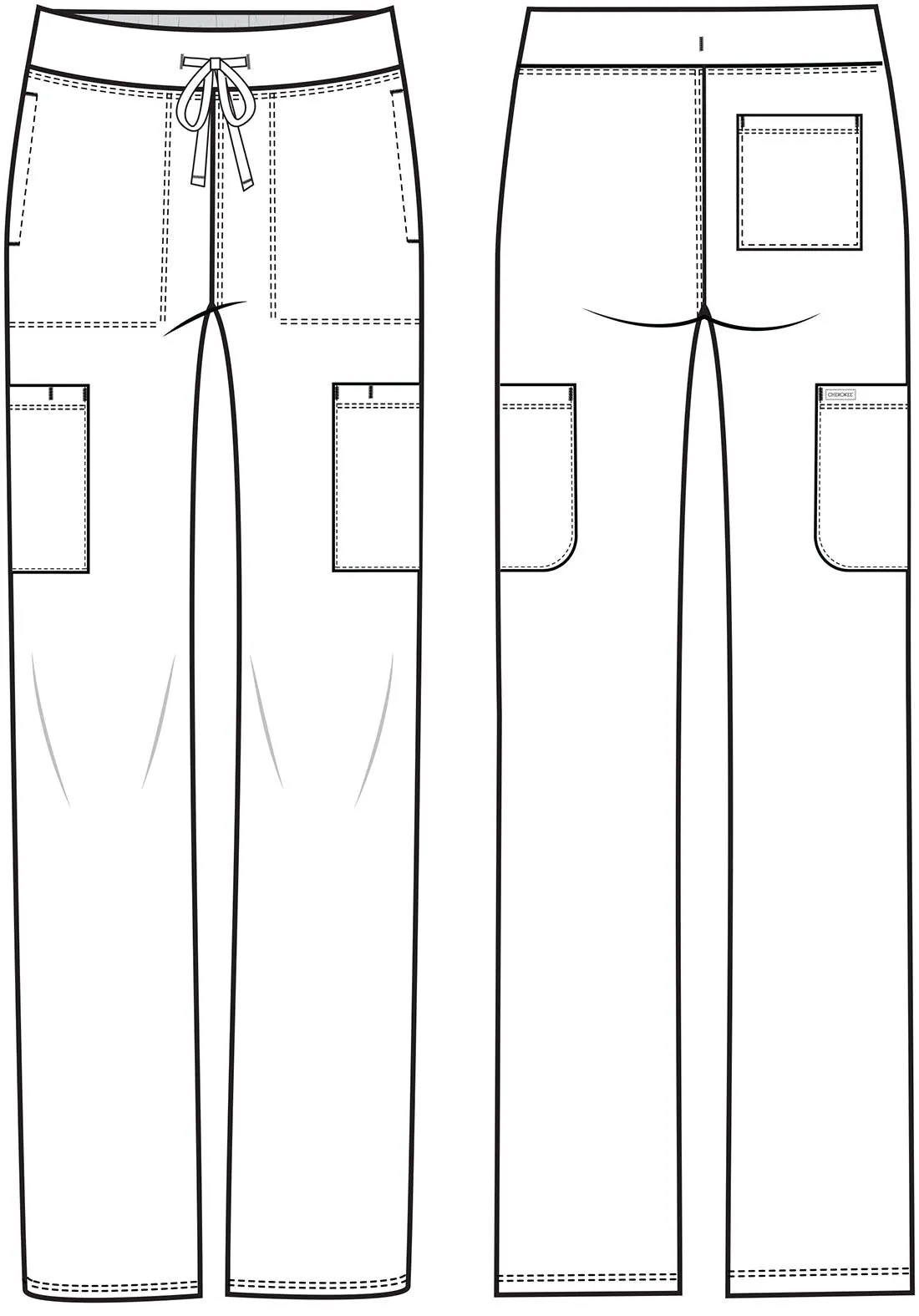 Achieve CK096 Women's 5 Pocket Straight Leg Pant Pewter
