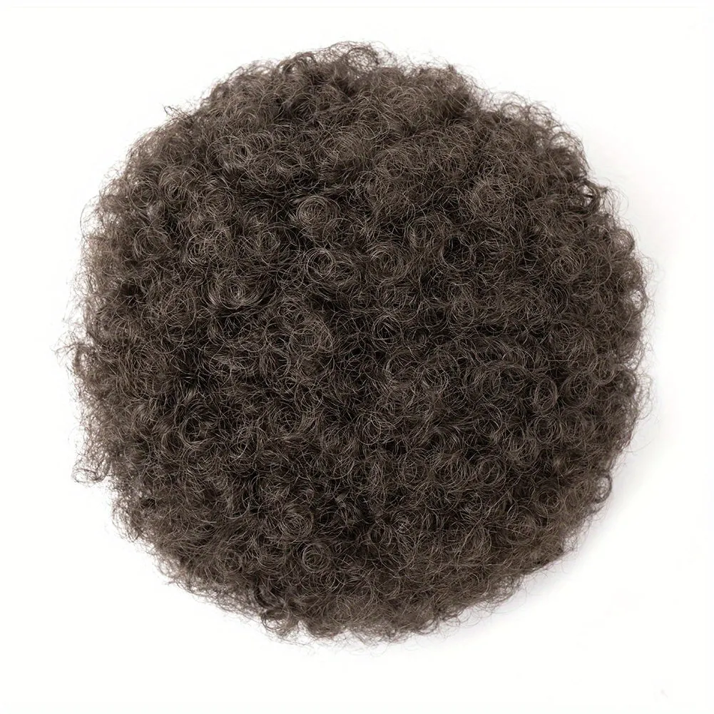 Afro Puff Drawstring Ponytail Extension For Women, Synthetic Afro Puff Ponytail For Natural Hair, Clip On Kinky Drawstring Curly Ponytail Bun Hair Accessories