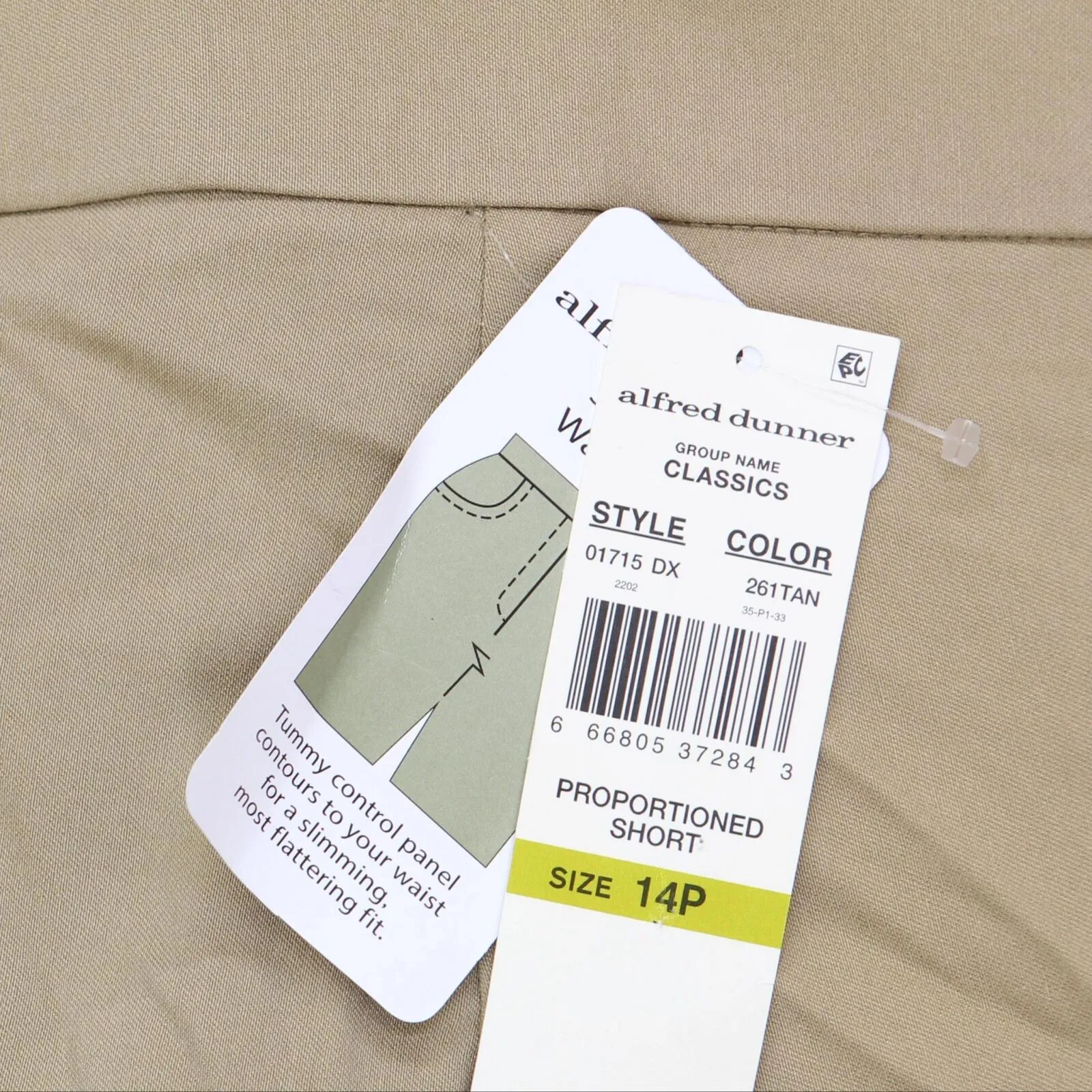 Alfred Dunner Women's Modern Fit Petite Pull-On Straight-Leg Pants 01715