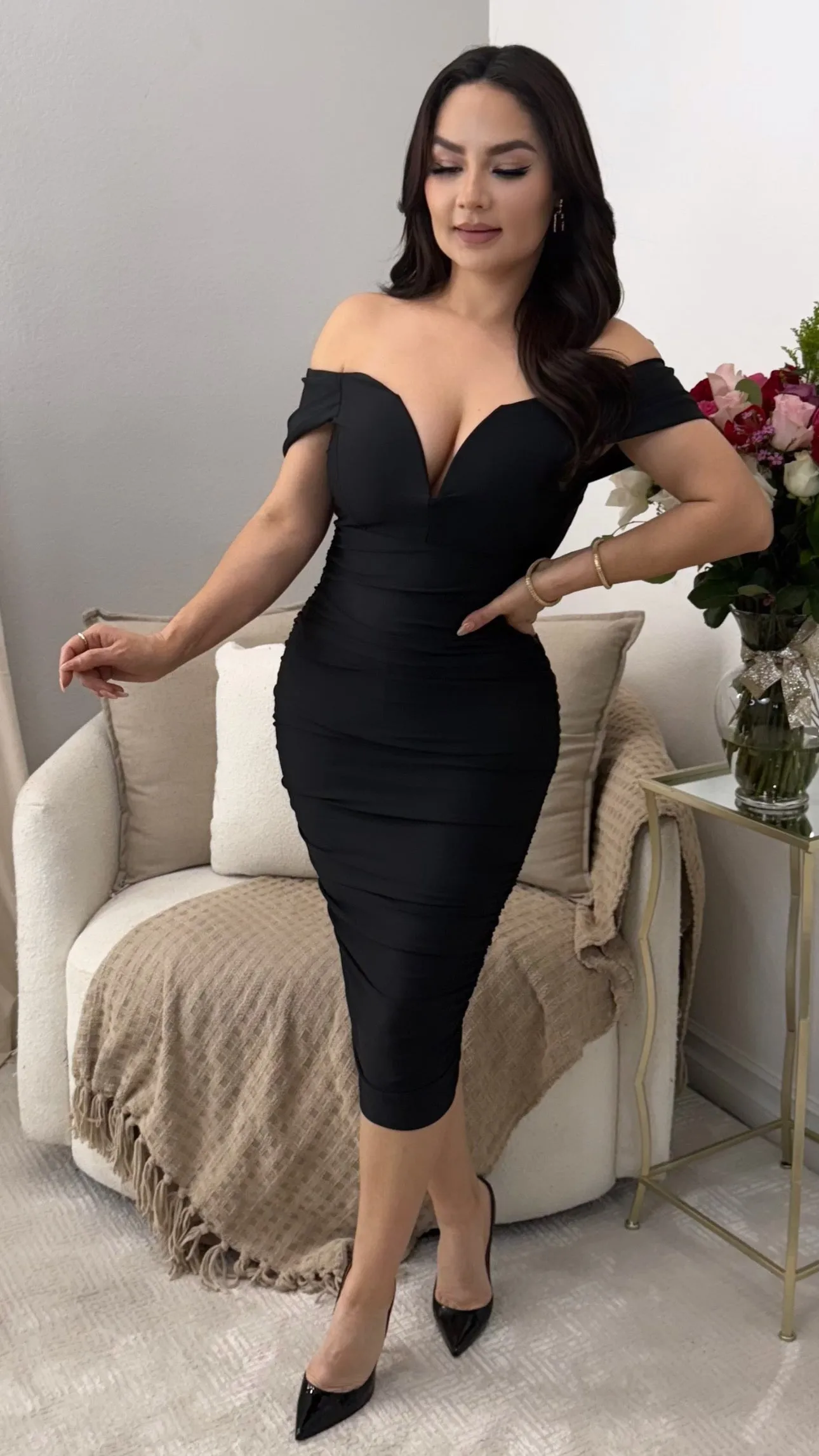 ALMA BLACK DRESS
