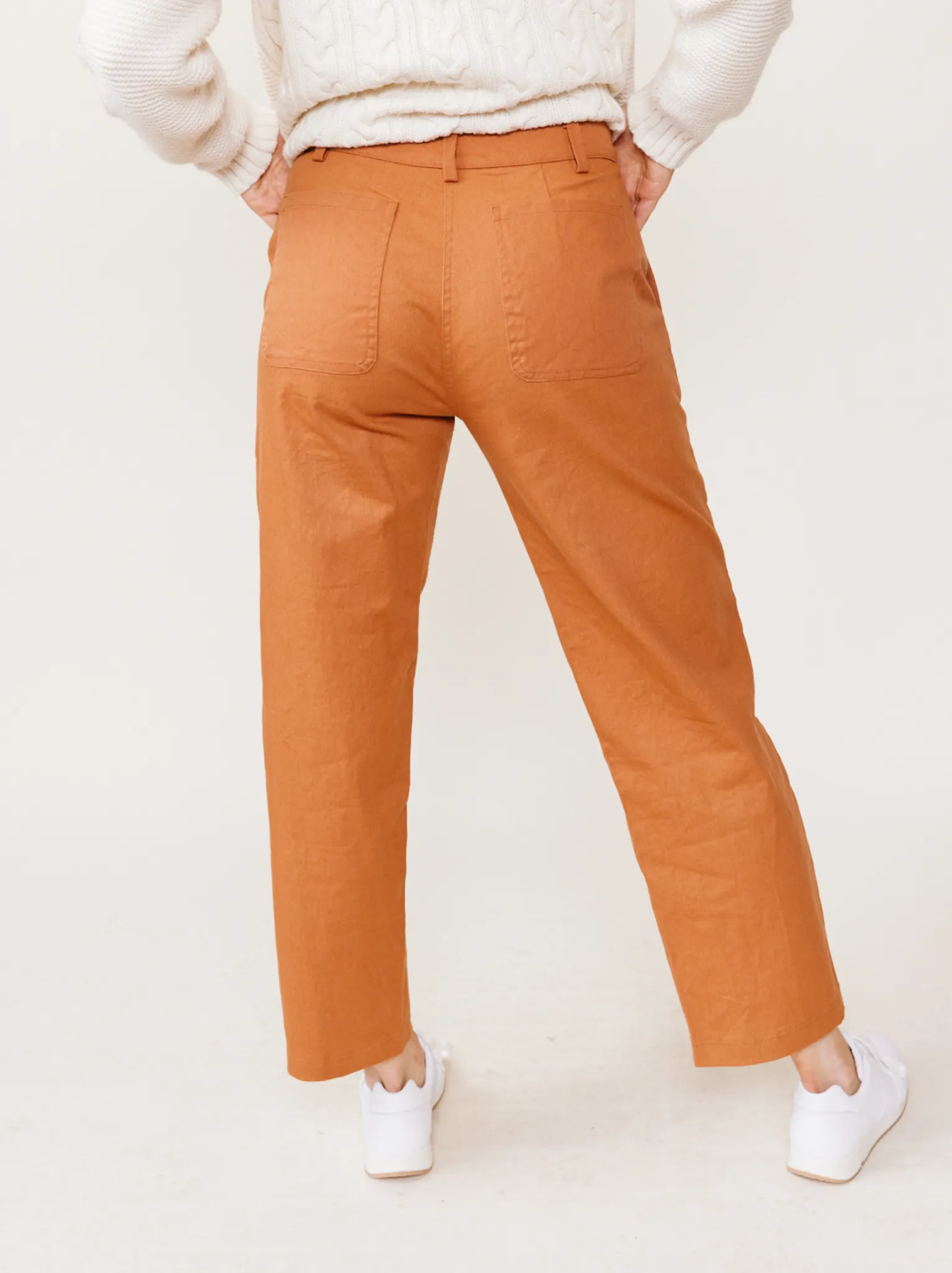 Ann Twill Straight Leg Pant