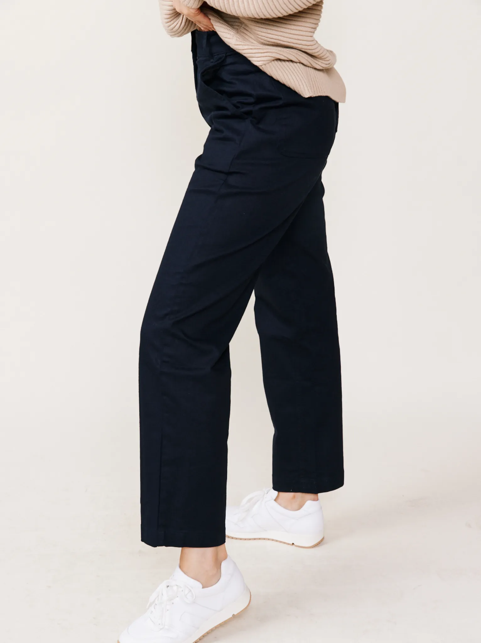 Ann Twill Straight Leg Pant
