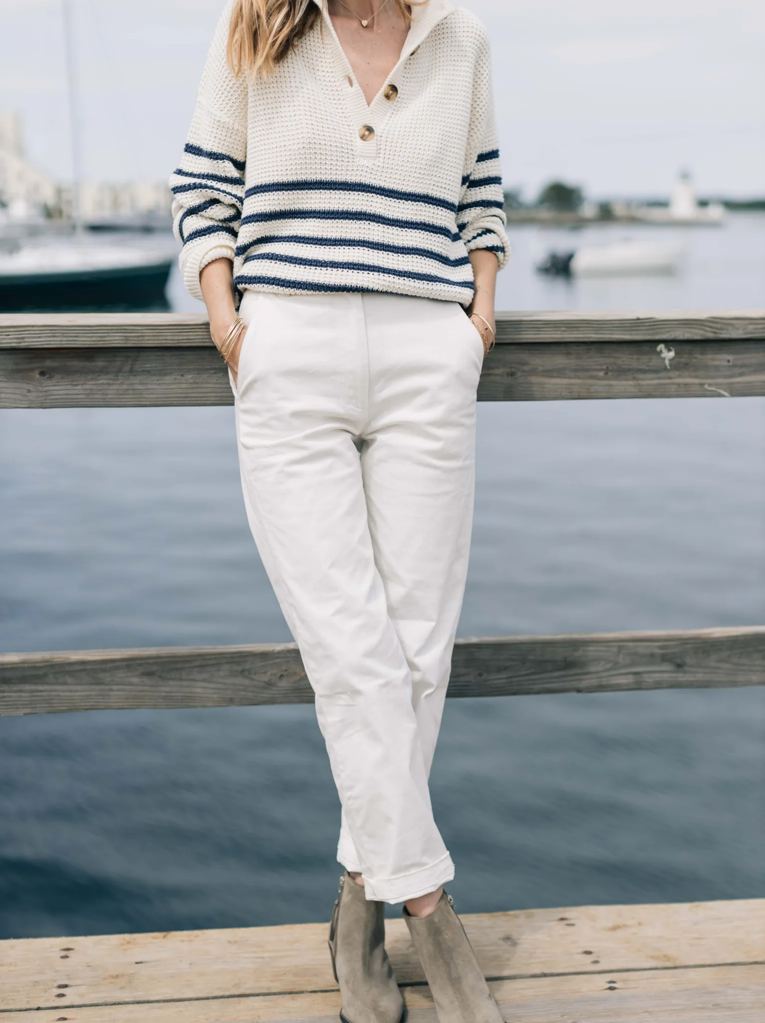 Ann Twill Straight Leg Pant