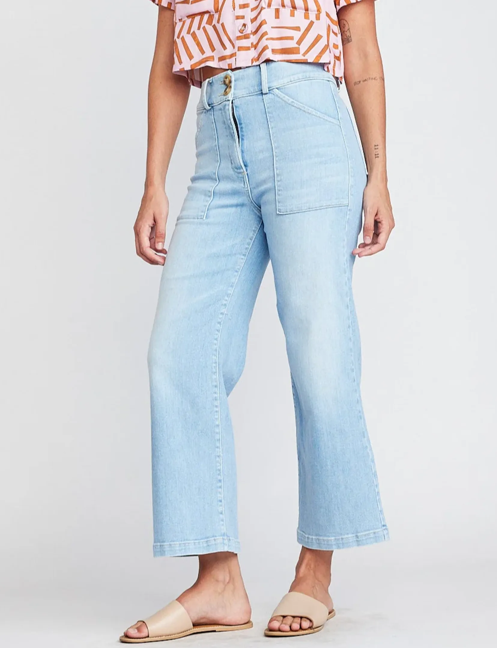 Aria Pants, Spring Blue