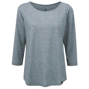 Asha 3/4 Sleeve Top - Kharani Grey