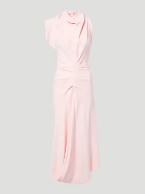 Backless Scarf Midi-Dress
