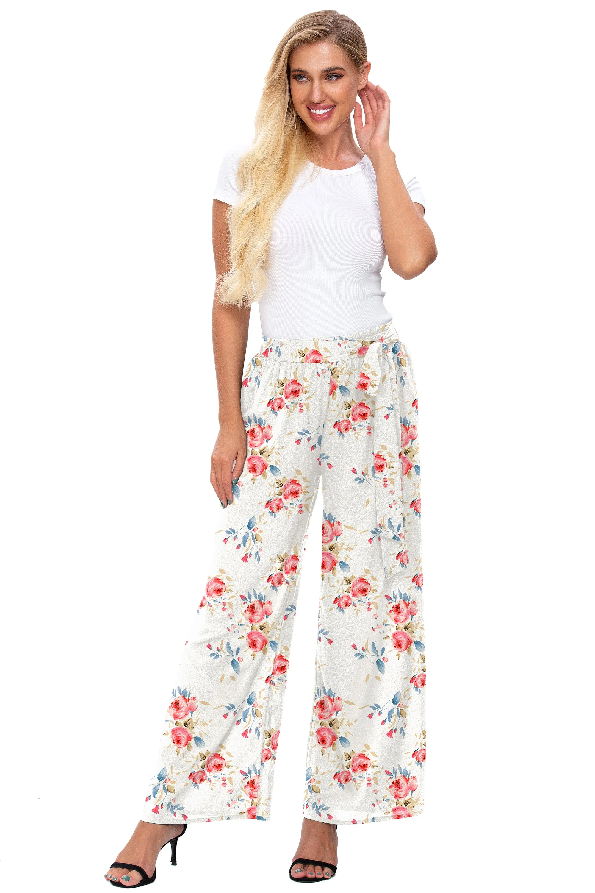 BASICS Print Sheer Beach Pants