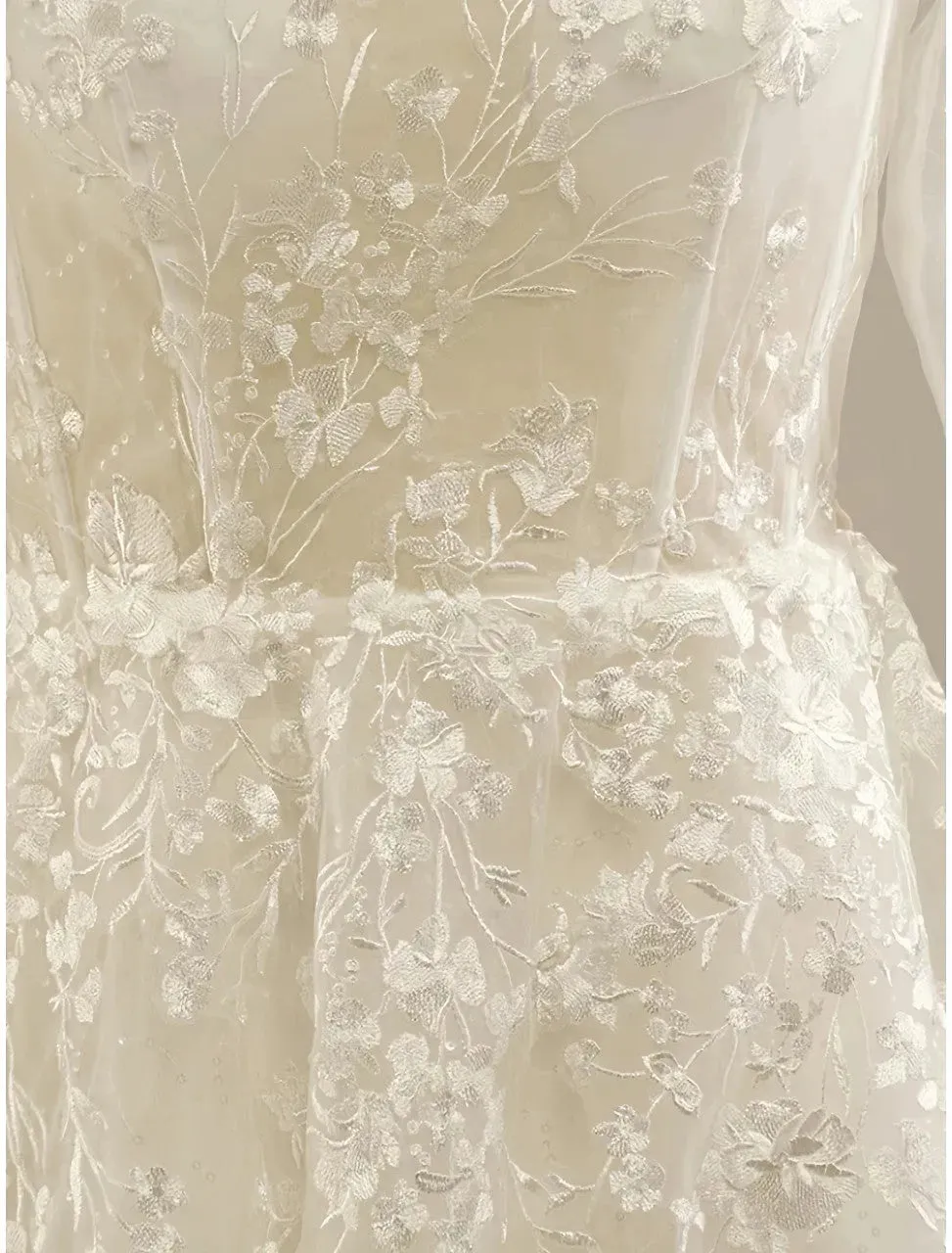 Beach Elegant One Shoulder Wedding Dress For Women Illusion Lace Appliques A Line Simple Bridal Gown Robe De Mariee