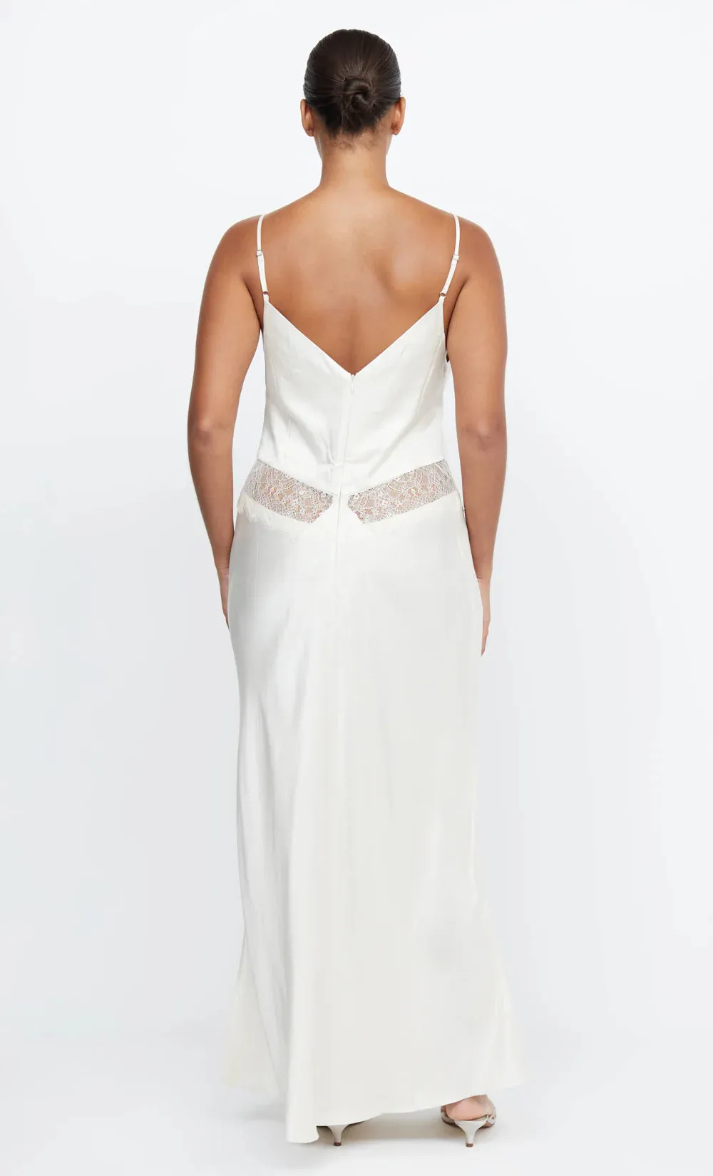 Bec & Bridge - Celine Tie Maxi Cream Dress