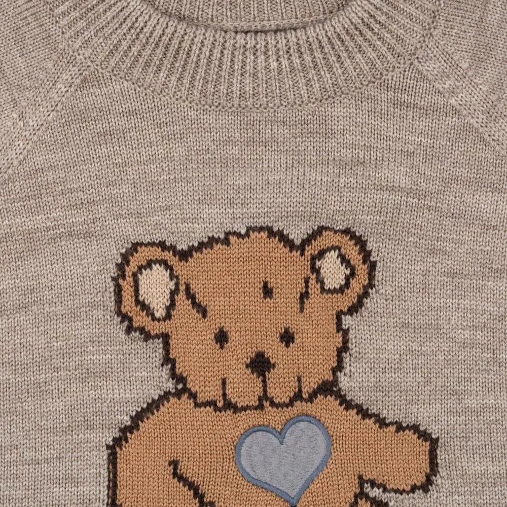 Billi Teddy Bear Cotton Knitted Jumper