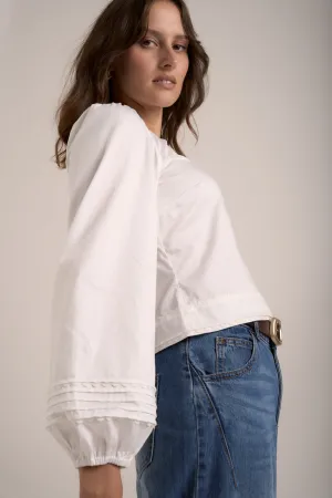 Birdie Scallop Detail Top