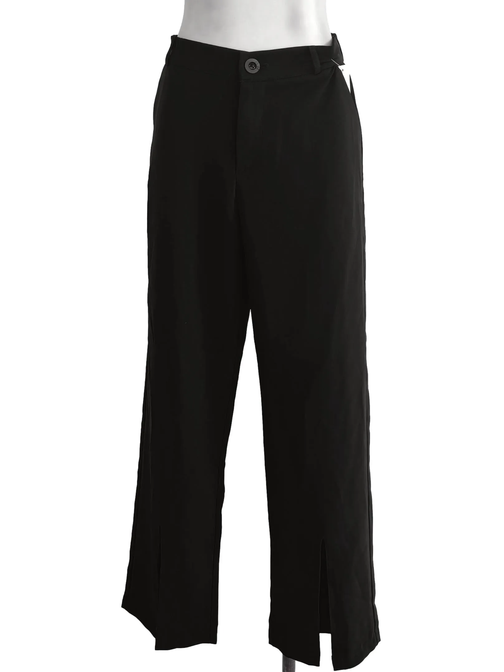 Black Straight Pants