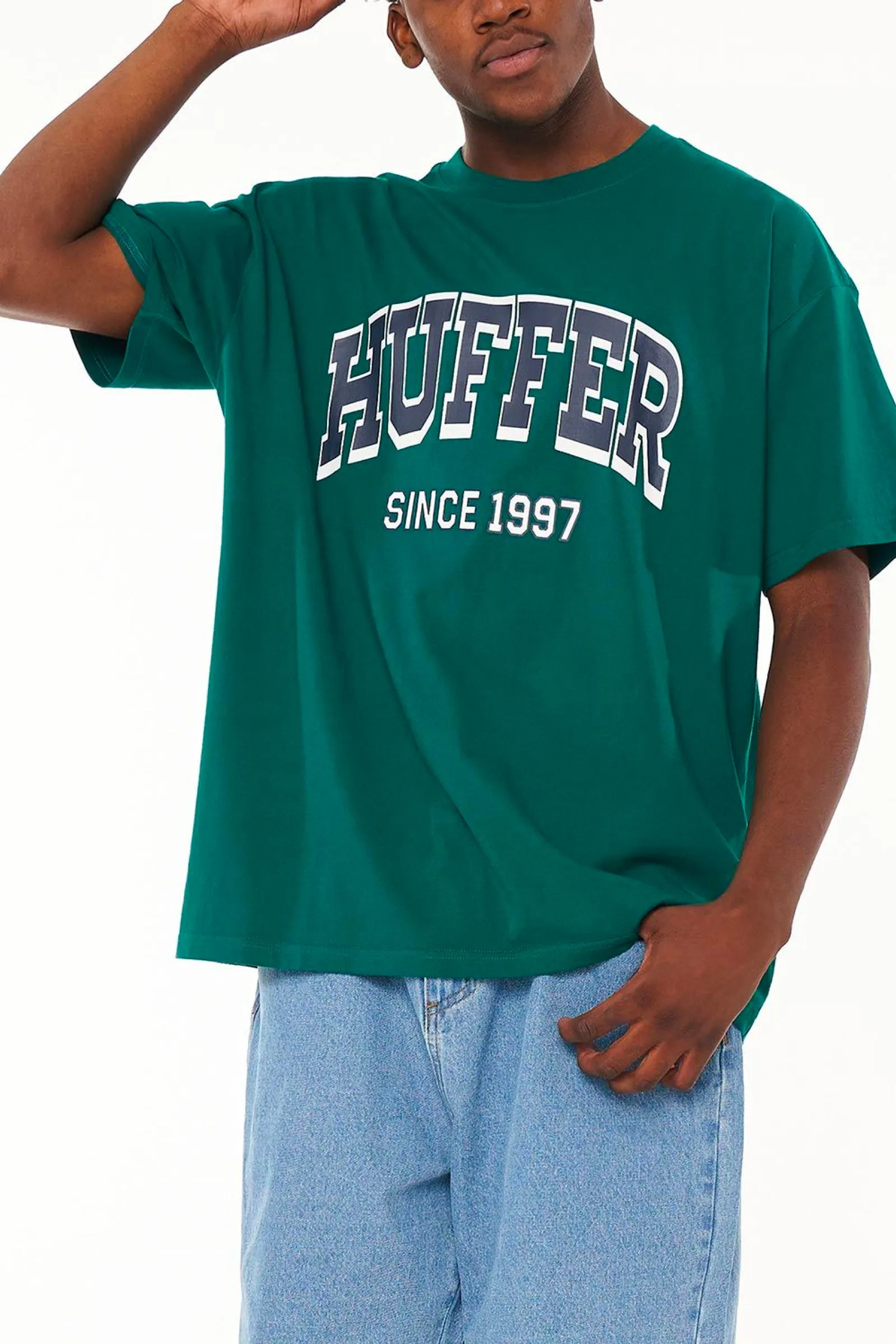 BLOCK TEE 220/CHAMP - VERDANT