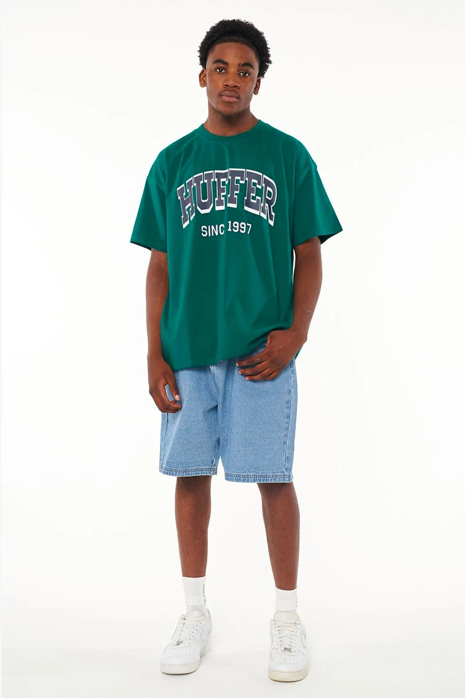 BLOCK TEE 220/CHAMP - VERDANT