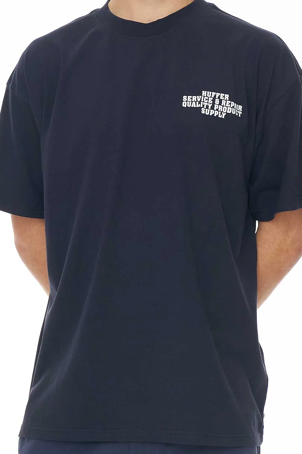 BLOCK TEE 220/SERVICE - NAVY