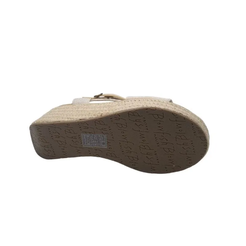 Blowfish Womens Cream Wedge Sandal - B9004CR530