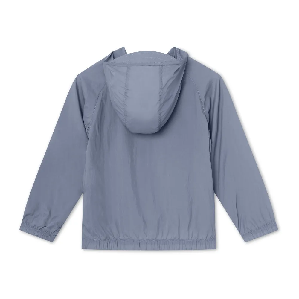 Blue Printed Logo Jacket