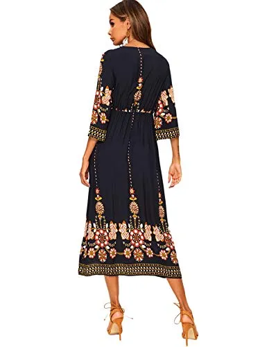 Bohemian Midi Dress