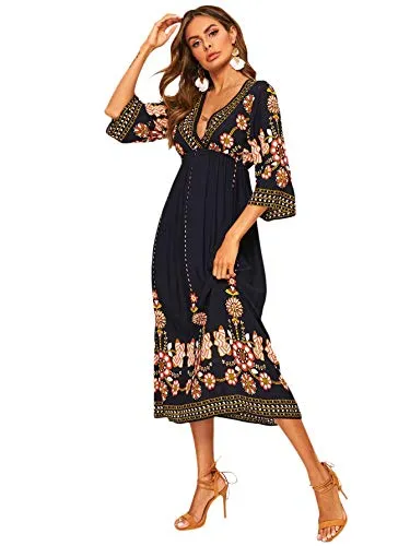 Bohemian Midi Dress