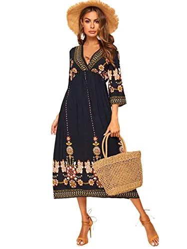 Bohemian Midi Dress