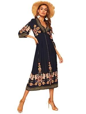Bohemian Midi Dress