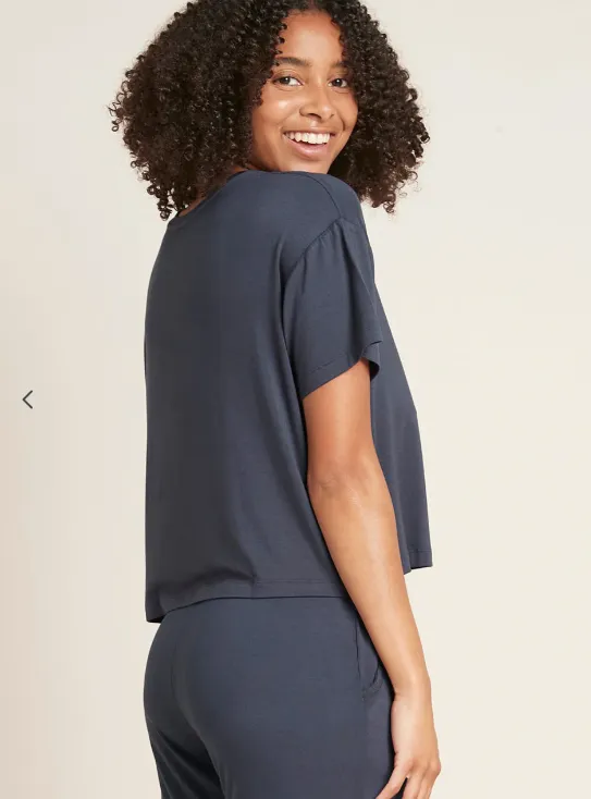 Boody - Downtime Crop Tee | Storm