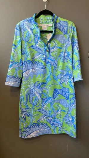 Botanical Print Shift Dress