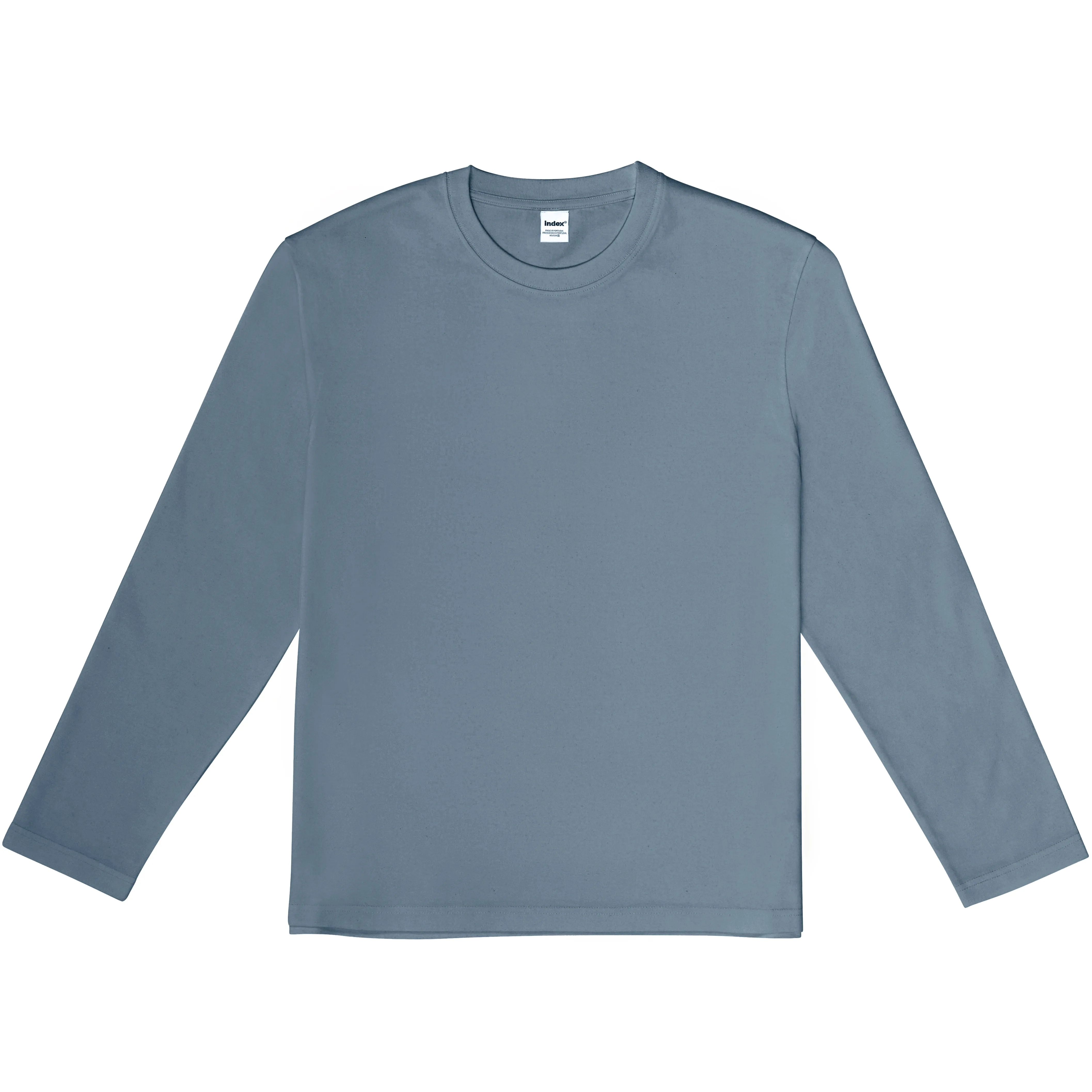 Boxy Longsleeve, Blue Slate
