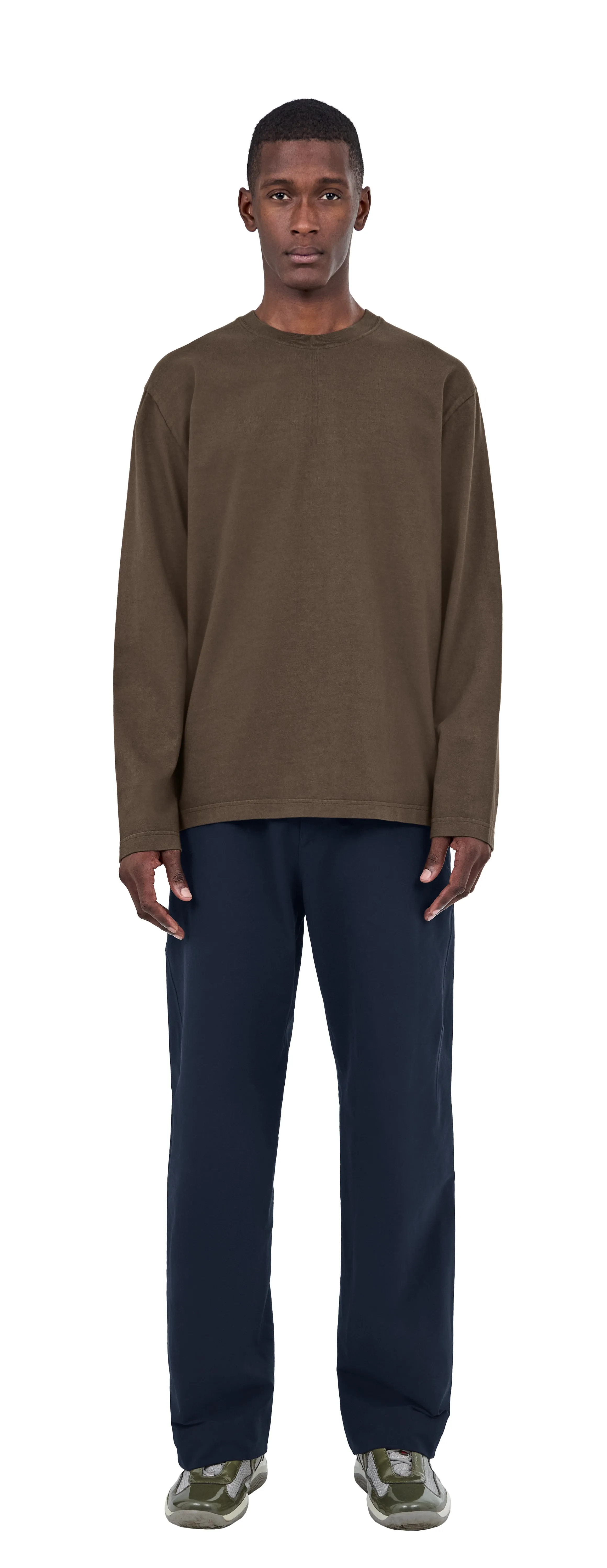 Boxy Longsleeve, Night Oak