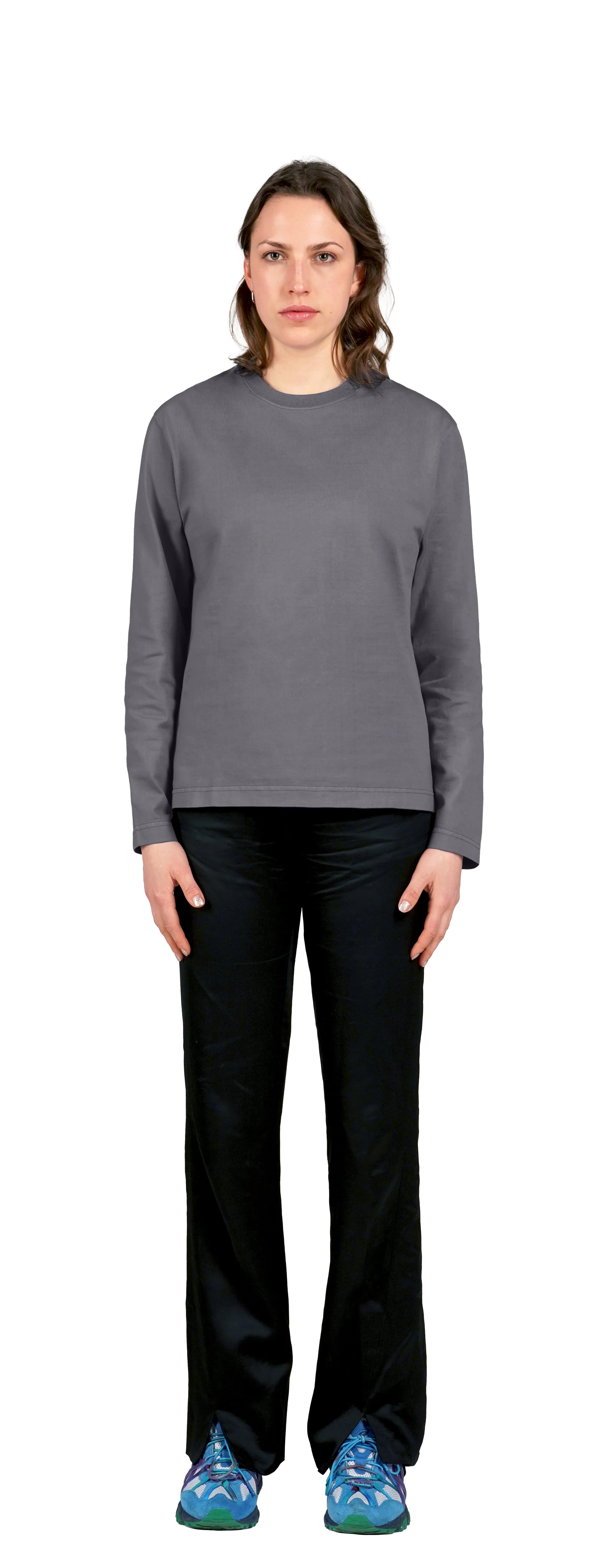 Boxy Longsleeve, Rock Dove