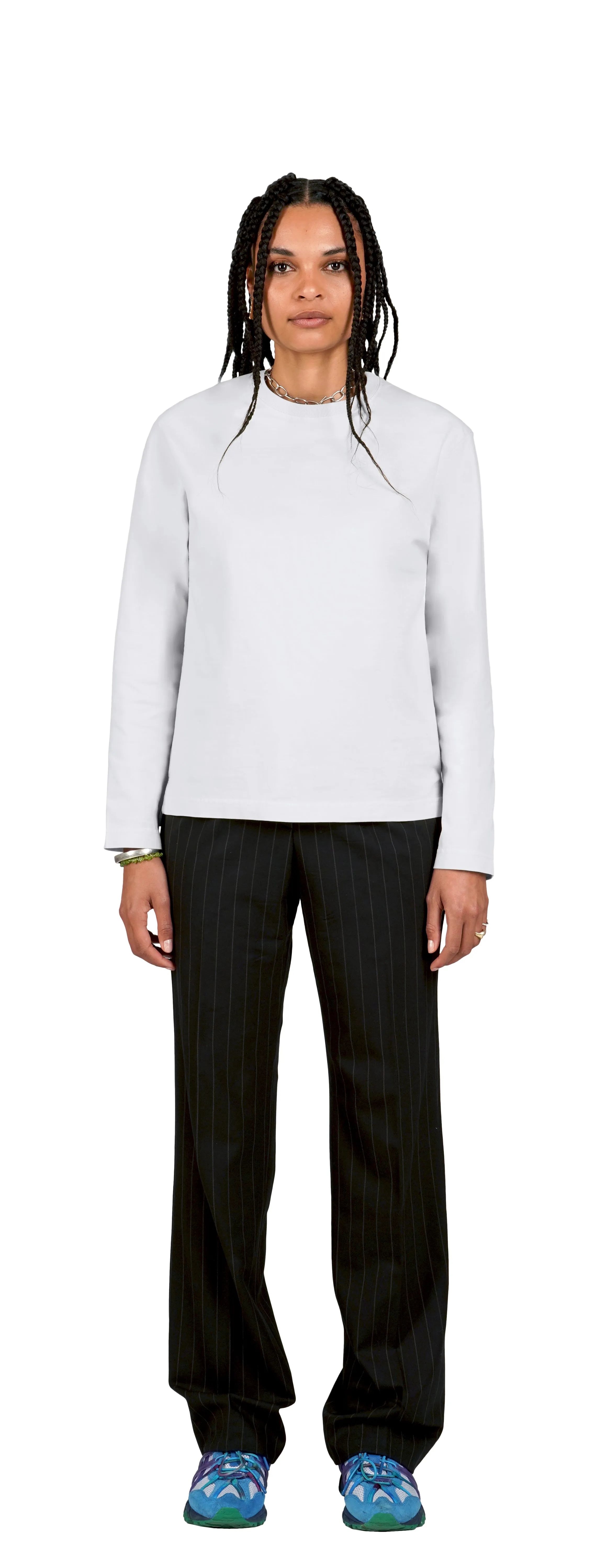Boxy Longsleeve, True White