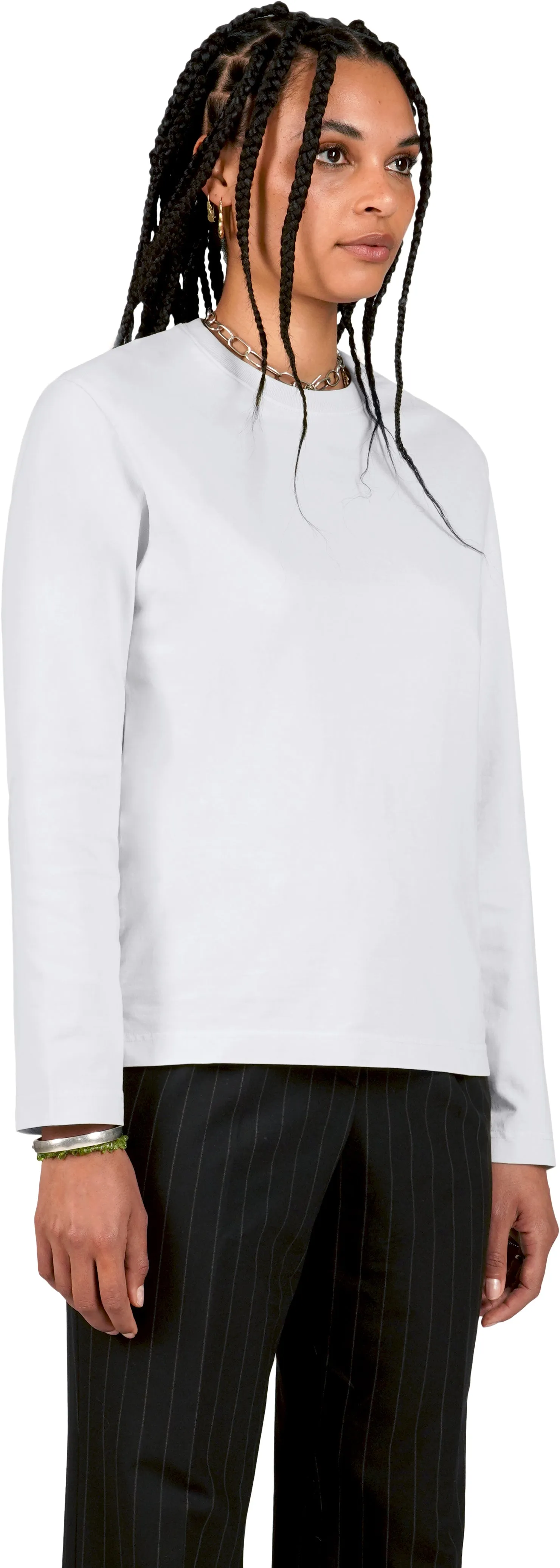 Boxy Longsleeve, True White